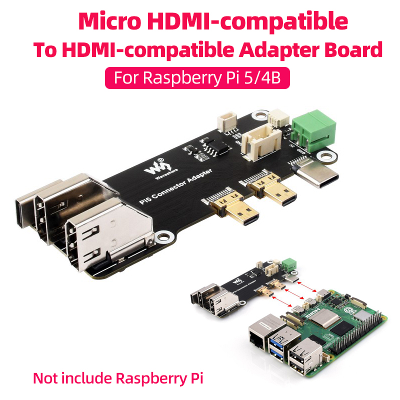 Argon One V3 M.2 Nvme Case - Micro HDMI-compatible to HDMI-c Multifunctional Adapter