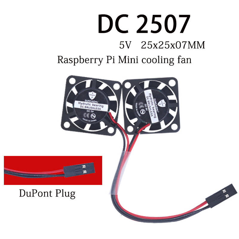 Raspberry Pi Water Cooling Kit - Mới DC 5V 0.11A 2507 25X25X07MM