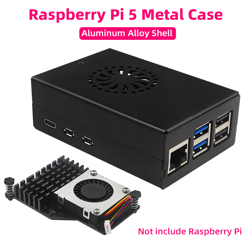 Argon One V3 M.2 Nvme Case - Raspberry Pi 5 Metal Case Aluminum