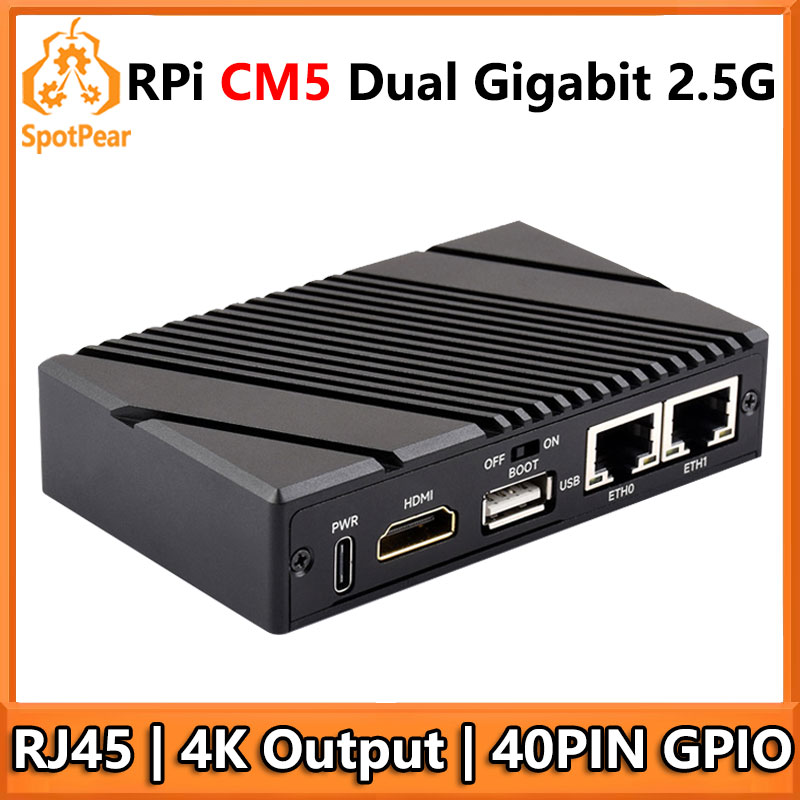 Raspberry Pi CM5 Gigabit 2.5G  - đánh giá và giá Argon One V3 M.2 Nvme Case